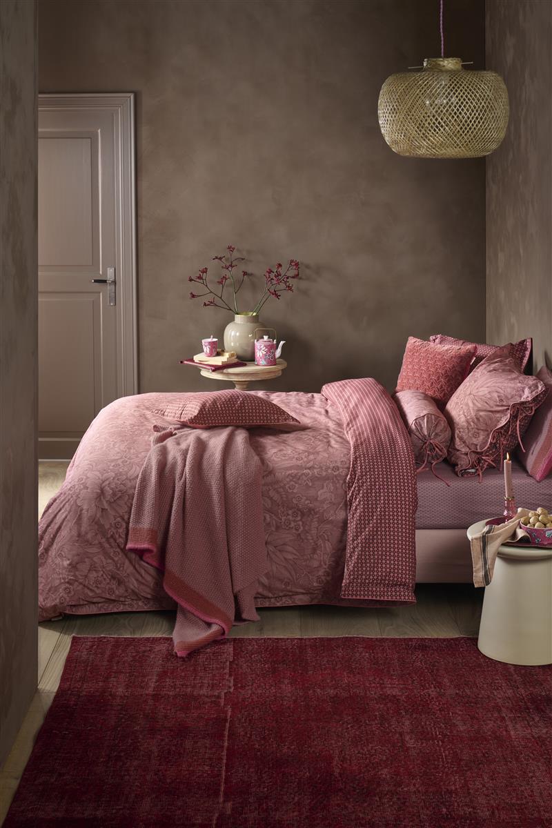 Pip Studio Casa Dei Fiori duvet cover - Stone red