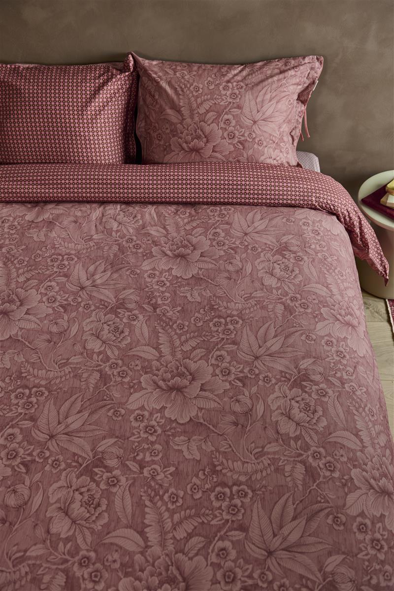 Pip Studio Casa Dei Fiori duvet cover - Stone red