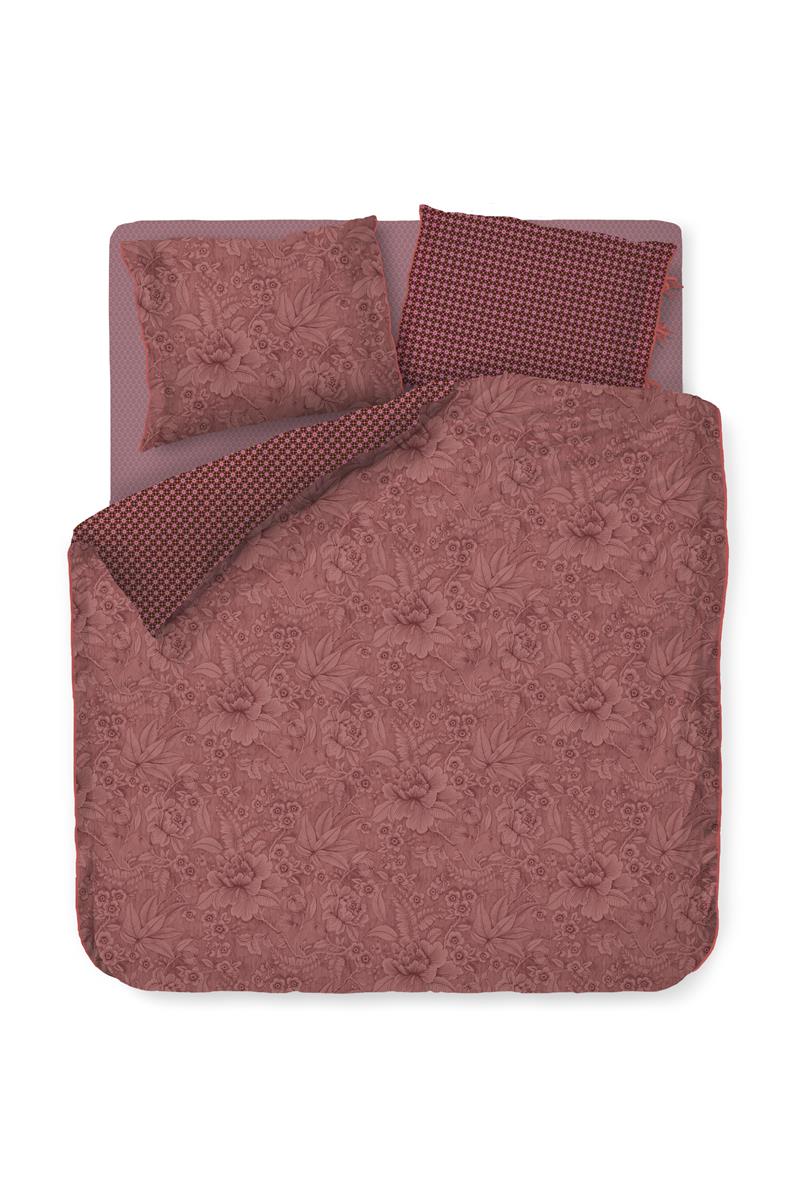 Pip Studio Casa Dei Fiori duvet cover - Stone red
