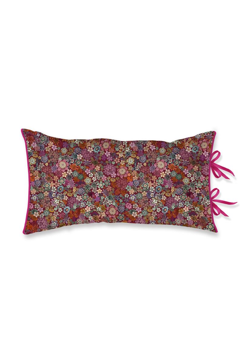 Pip Studio Tutti i Fiori Sierkussen - 35x60 cm - Donker Rood