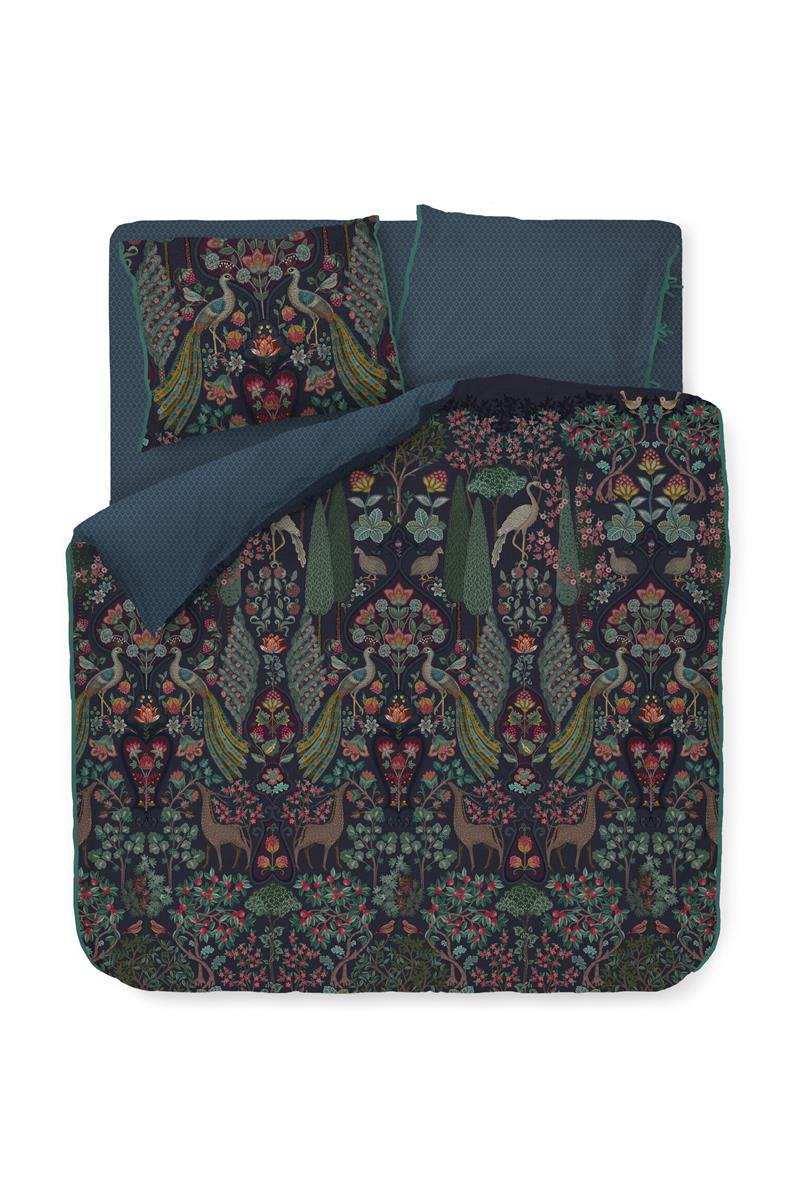 Pip Studio Pavoni dekbedovertrek - Donker Blauw