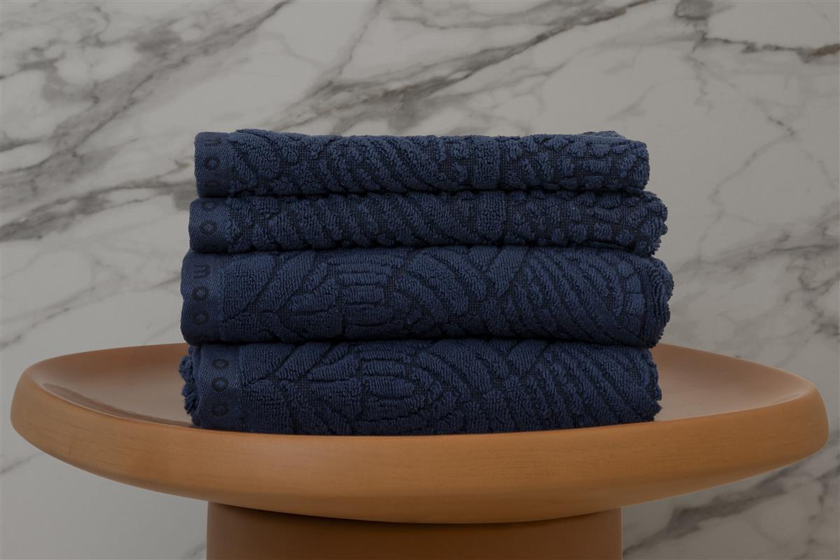 BEAUTIFUL Dodo Pavone Bath Textiles - Indigo