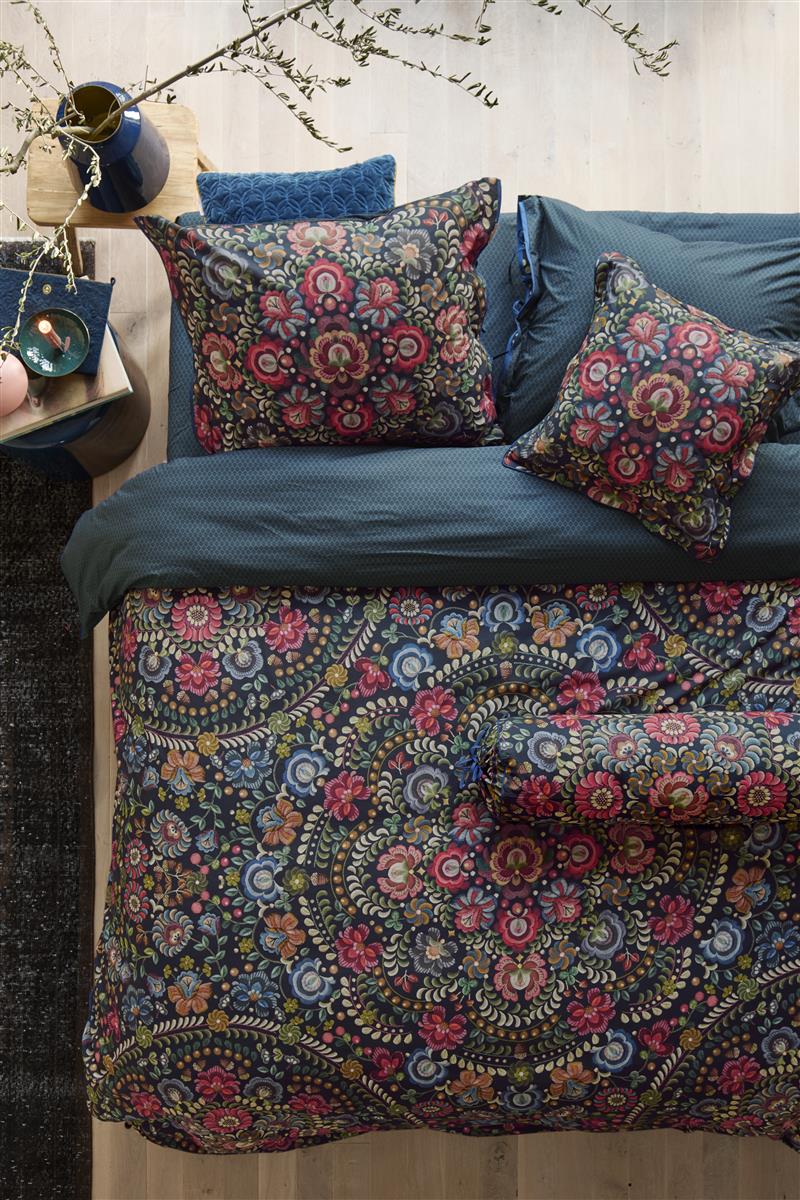 Pip Studio Il Ricamo dekbedovertrek - Donker Blauw