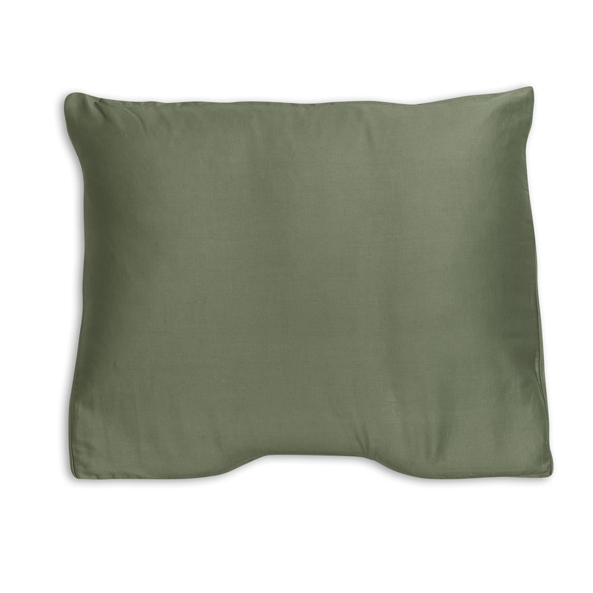 Silvana Support Satin Shoulder Contour Kussensloop - Groen - 60x70 cm