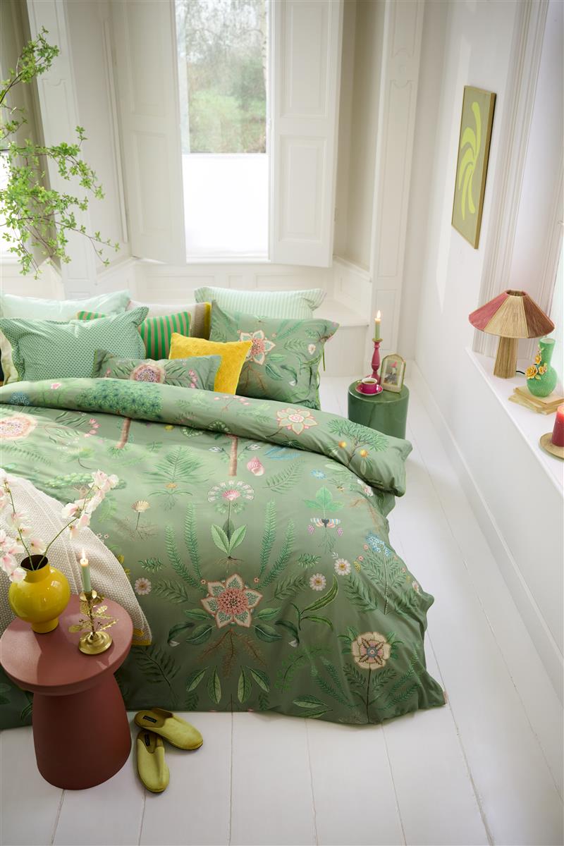 Pip Studio Bamboleo Duvet Cover - Green