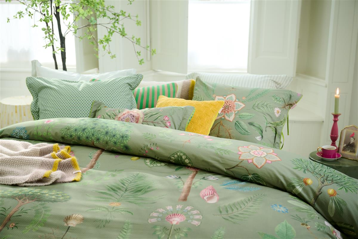 Pip Studio Bamboleo Duvet Cover - Green