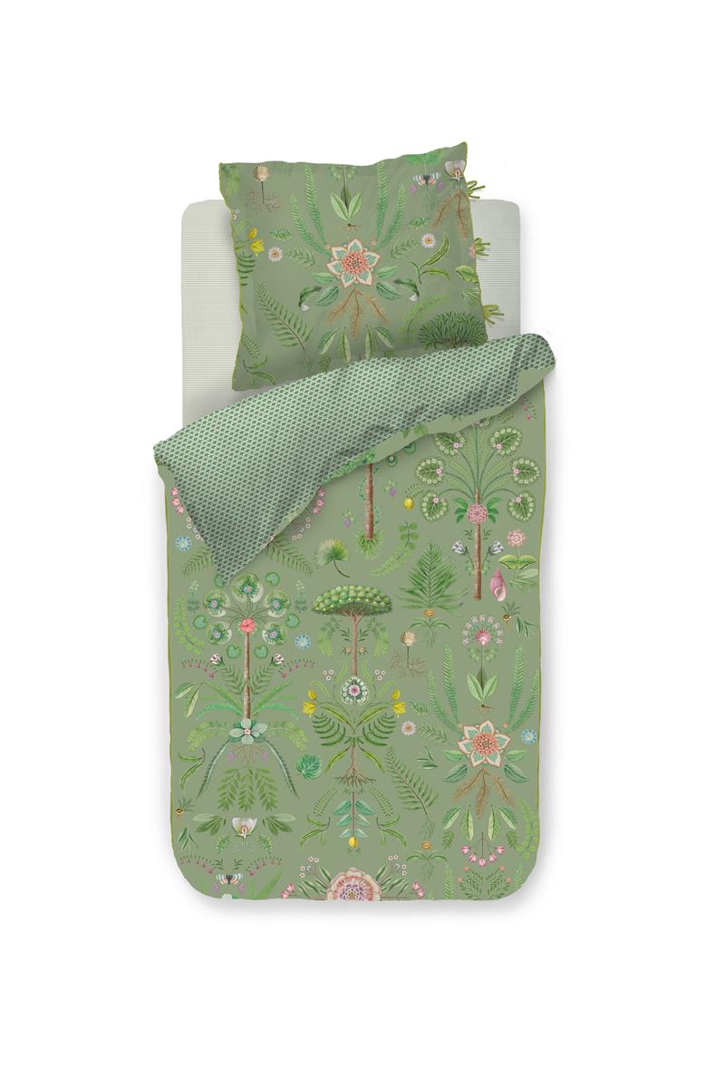 Pip Studio Bamboleo Duvet Cover - Green