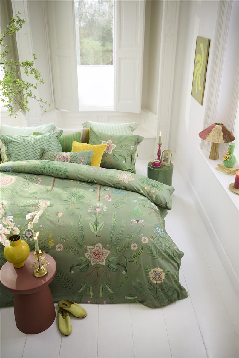 Pip Studio Bamboleo Duvet Cover - Green