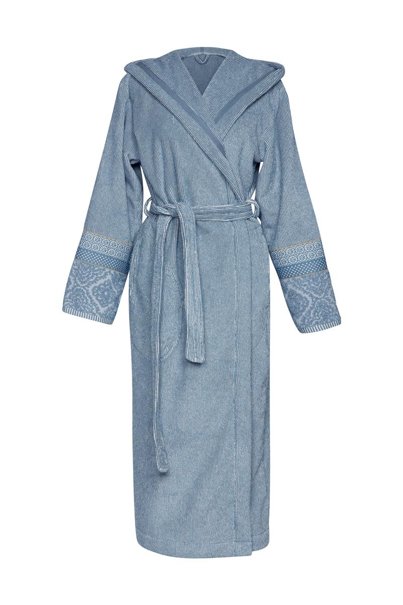 Pip Studio Soft Zellige Badjas - Blauw Grijs