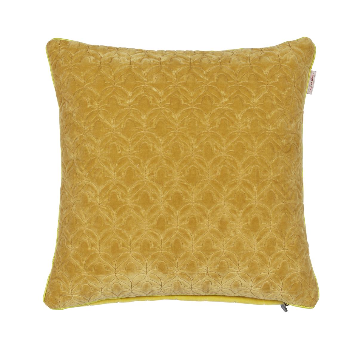 Pip Studio Quilty Dreams Decoratiekussen - Bright Yellow