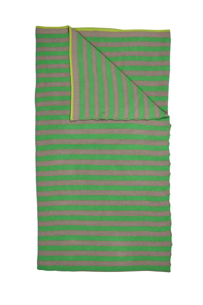 Pip Studio Bonsoir Stripe Sprei - Groen
