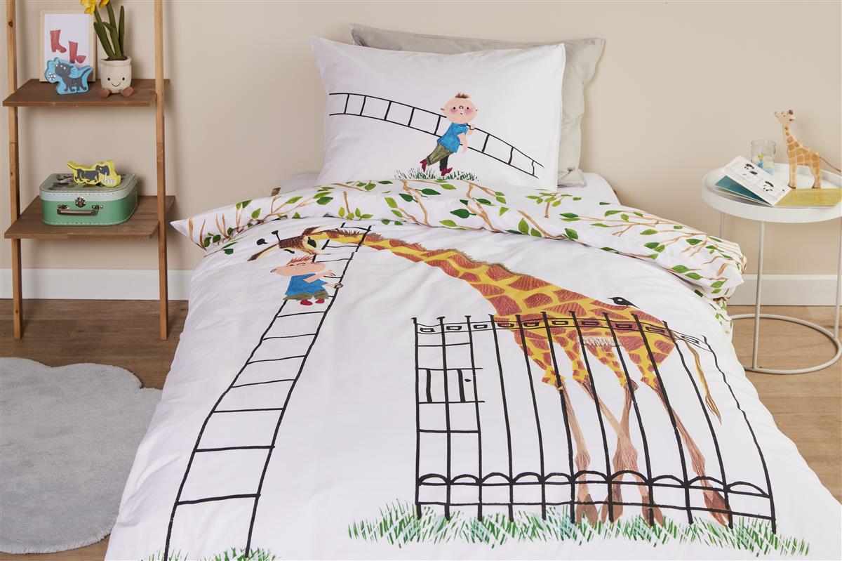 Beddinghouse x Fiep Amsterdam Giraf dekbedovertrek - Multi