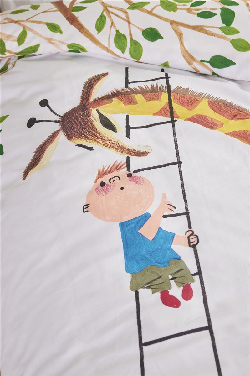 Beddinghouse x Fiep Amsterdam Giraf dekbedovertrek - Multi