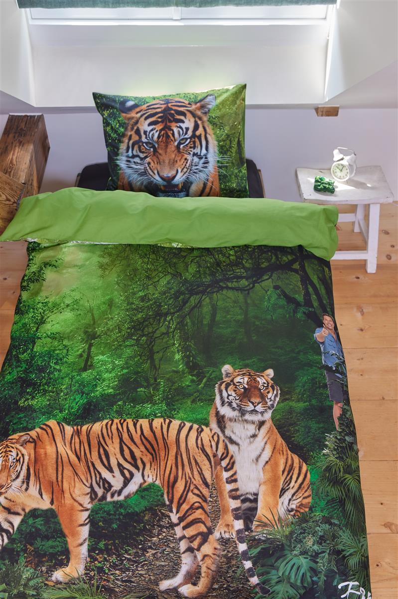 FREEK VONK Toothy Tigers duvet cover - Green