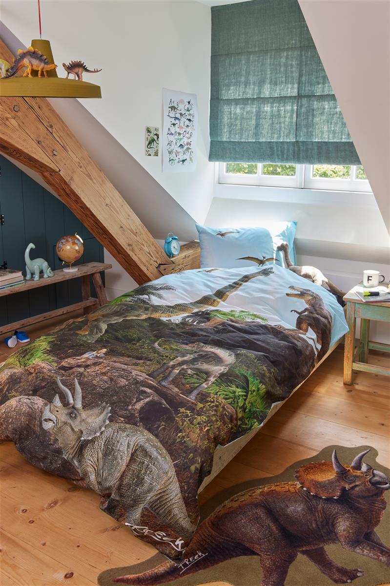 FREEK VONK Brave Dinos duvet cover - Natural