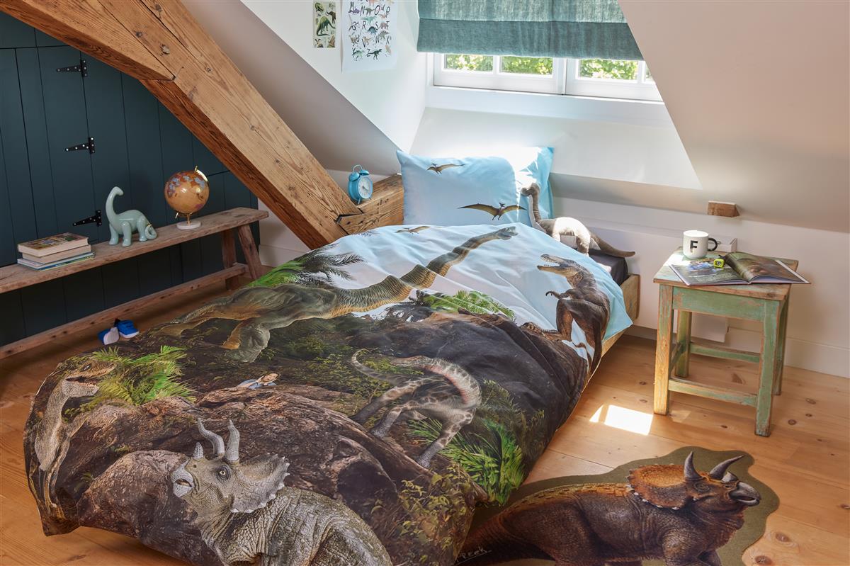 FREEK VONK Brave Dinos duvet cover - Natural