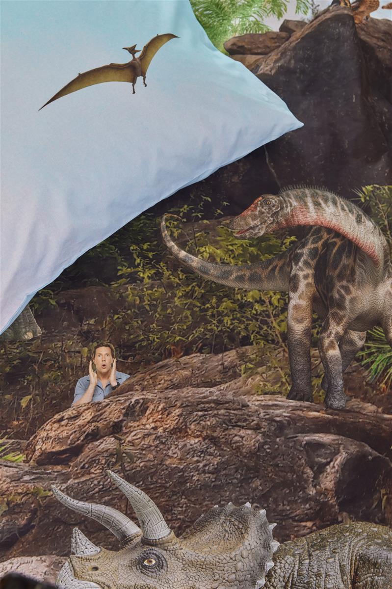 FREEK VONK Brave Dinos duvet cover - Natural