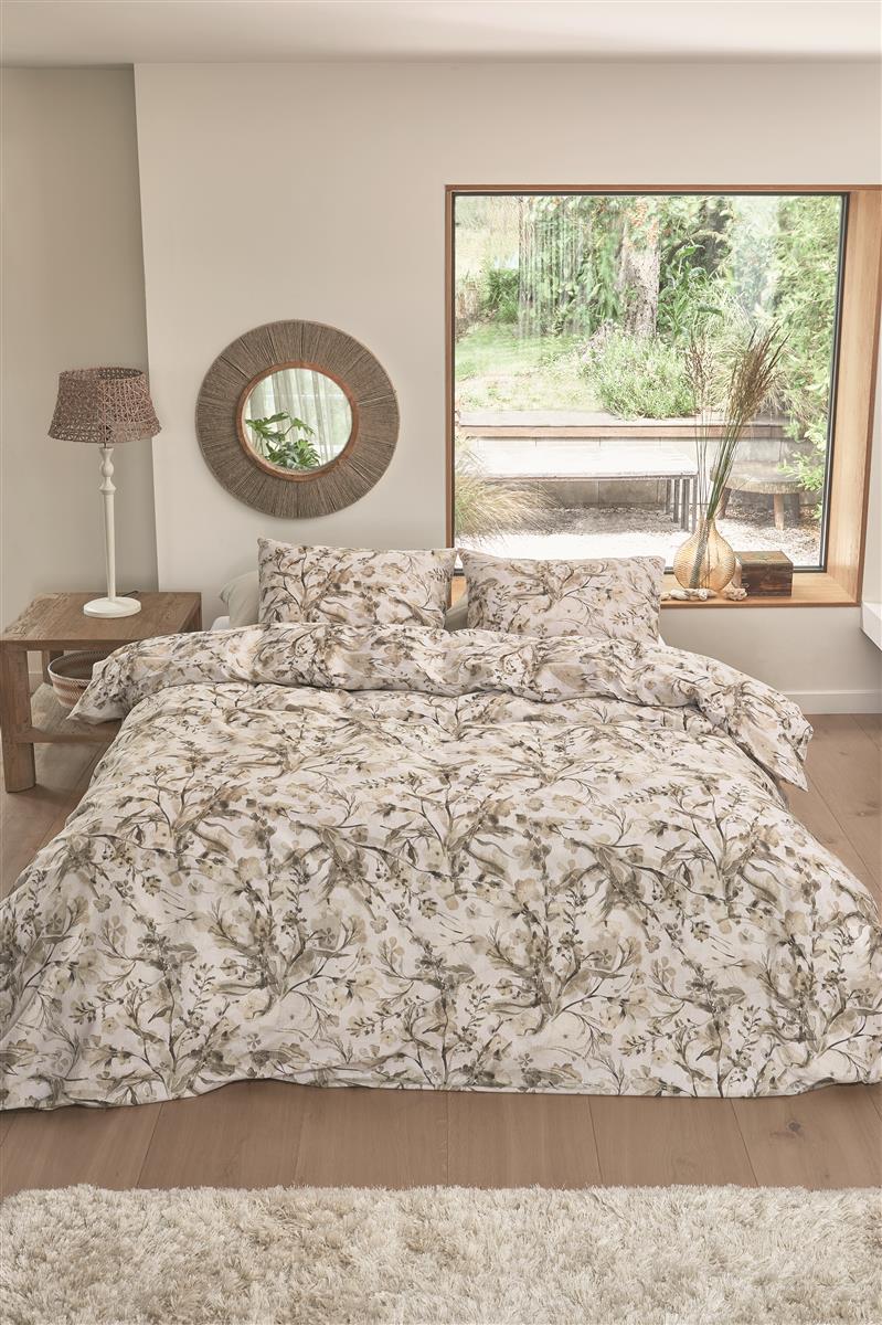 Riviera Maison Blushing Blooms duvet cover - Sand