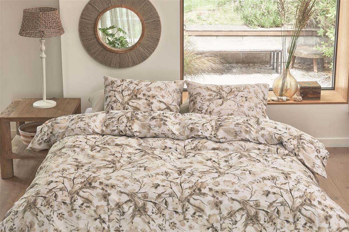 Riviera Maison Blushing Blooms duvet cover - Sand