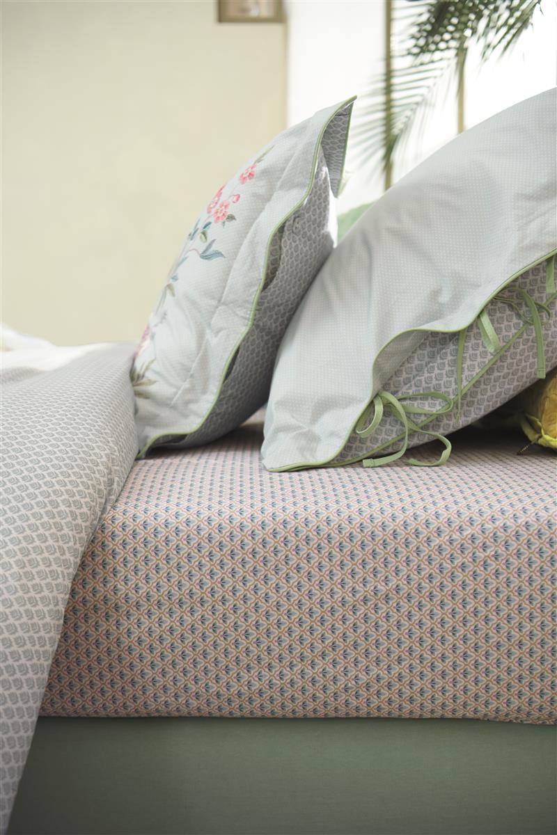 Pip Studio Hoeslaken - Percale katoen - Blauw