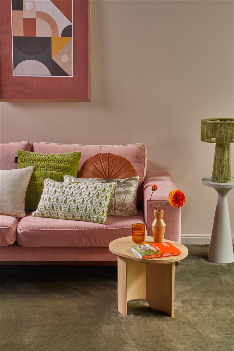 KAAT Amsterdam Ikaty Decoratiekussen - Olijfgroen