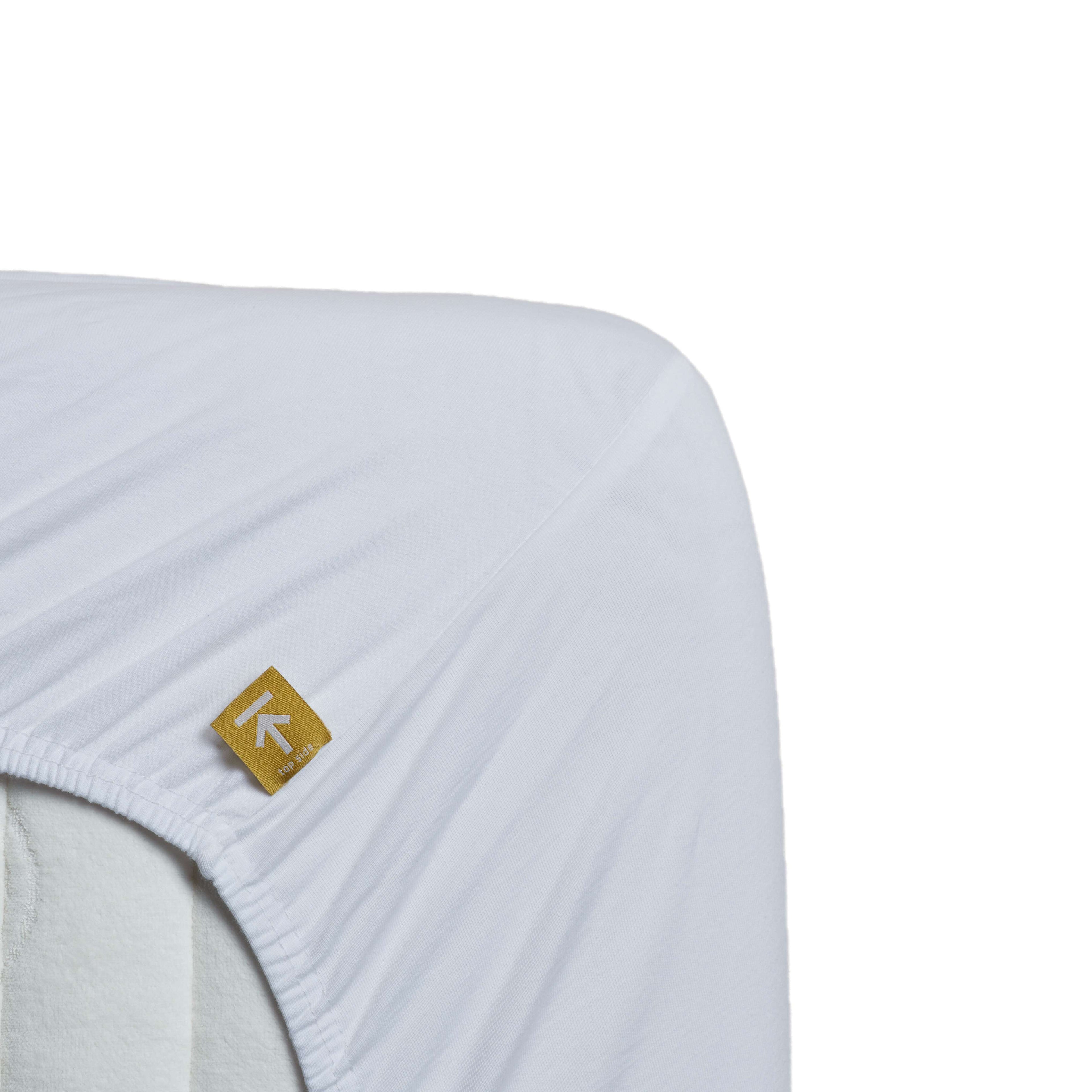 Beddinghouse Fitted Sheet - Jersey - White
