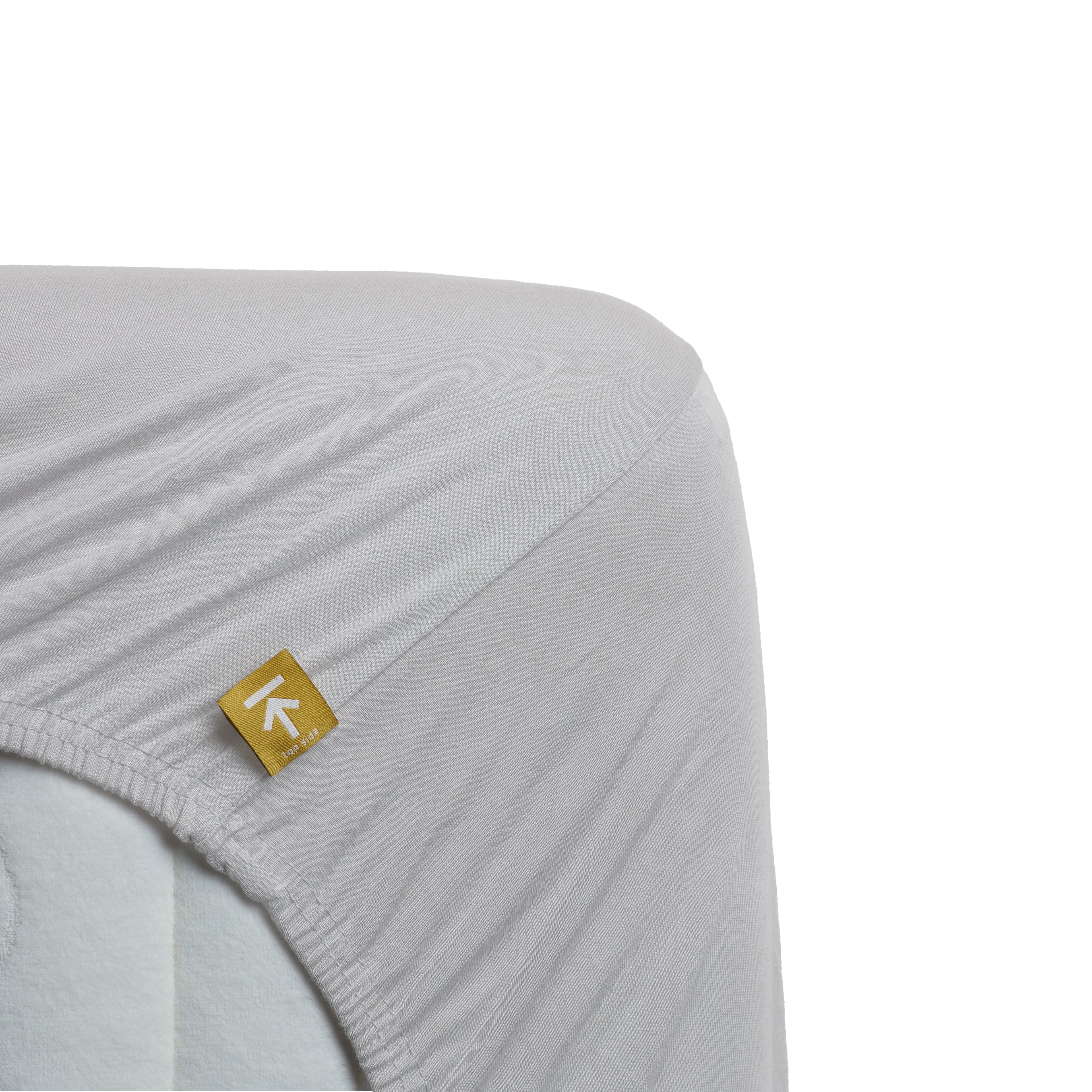 Beddinghouse Fitted Sheet - Jersey Stretch - Light Grey
