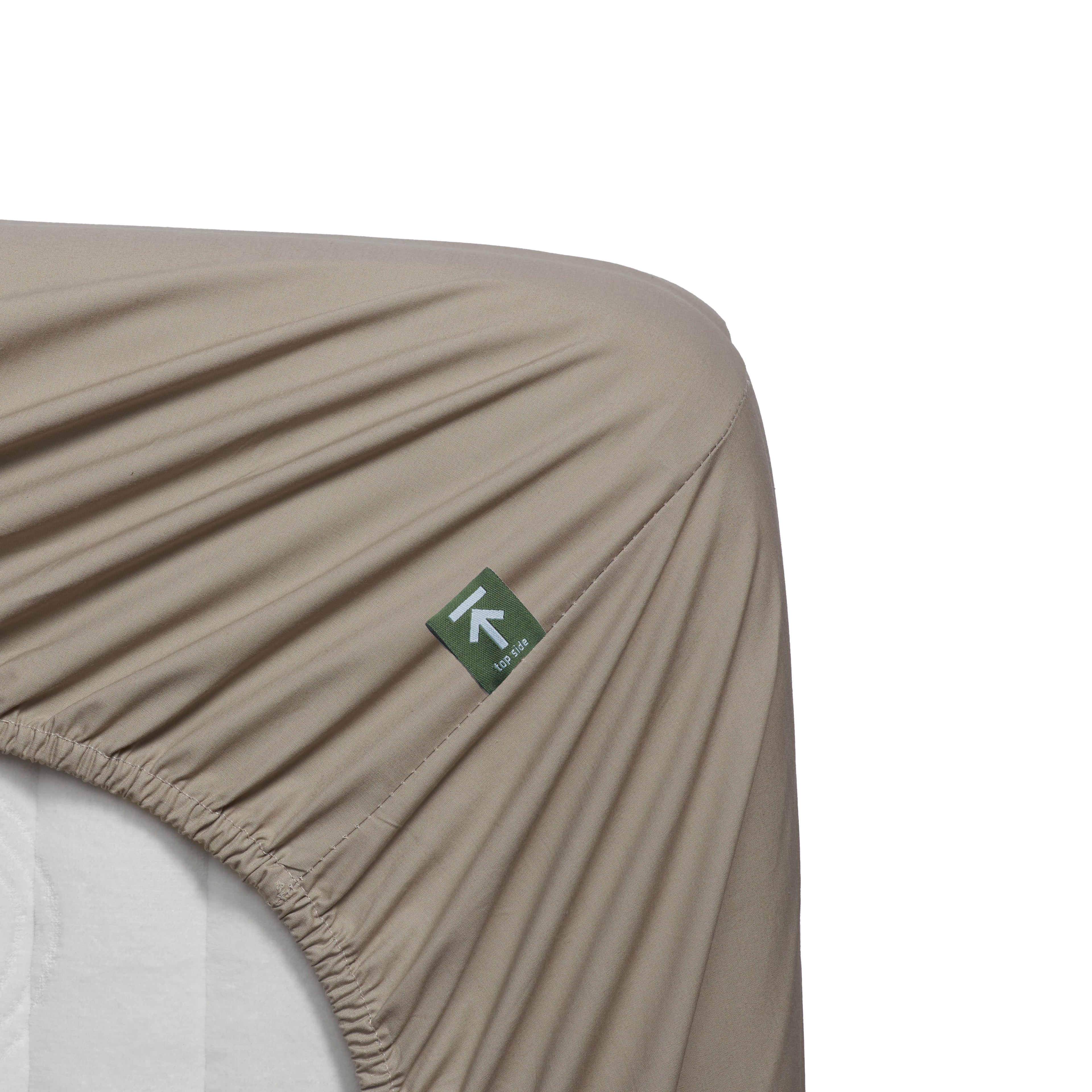 Beddinghouse Topper Hoeslaken - Percale katoen - Zand