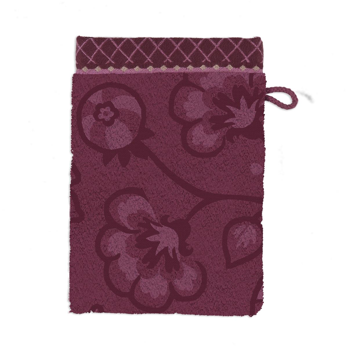 Pip Studio Jasmin Jacquard Bath Textiles - Dark Pink