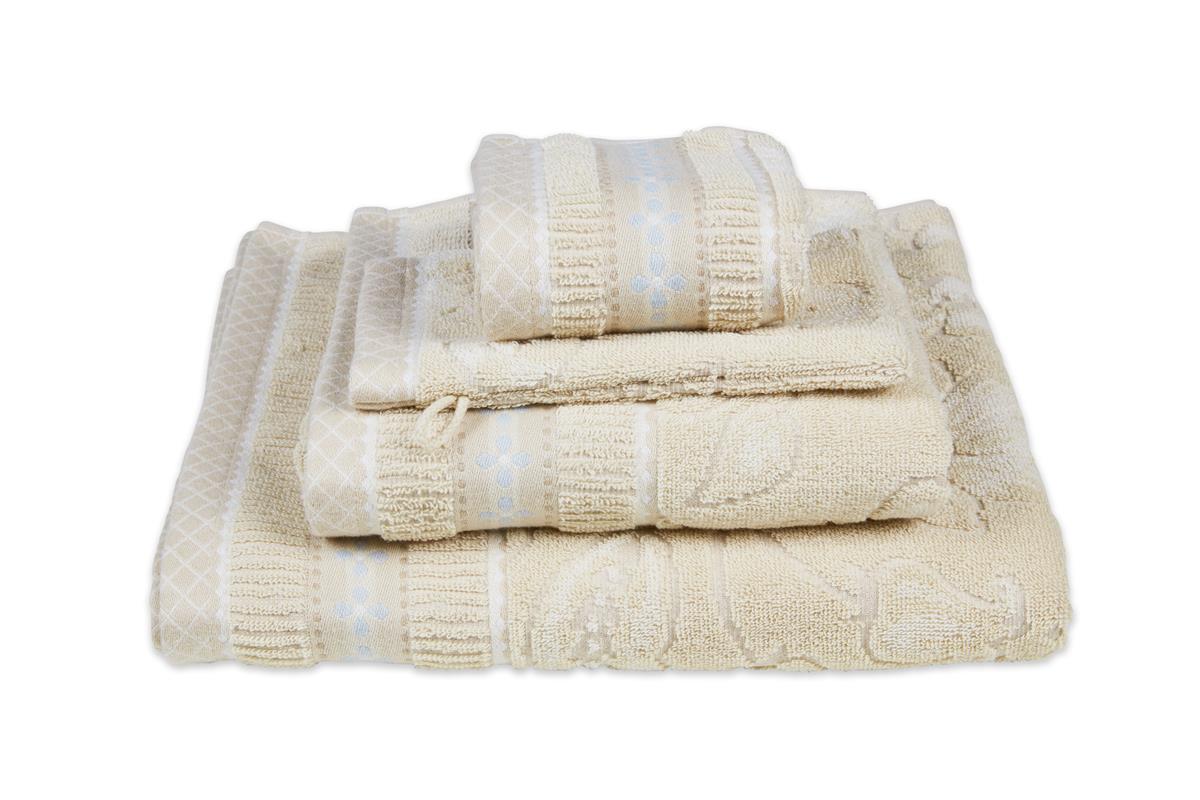 Pip Studio Jasmin Jacquard Bath Textiles - Sand