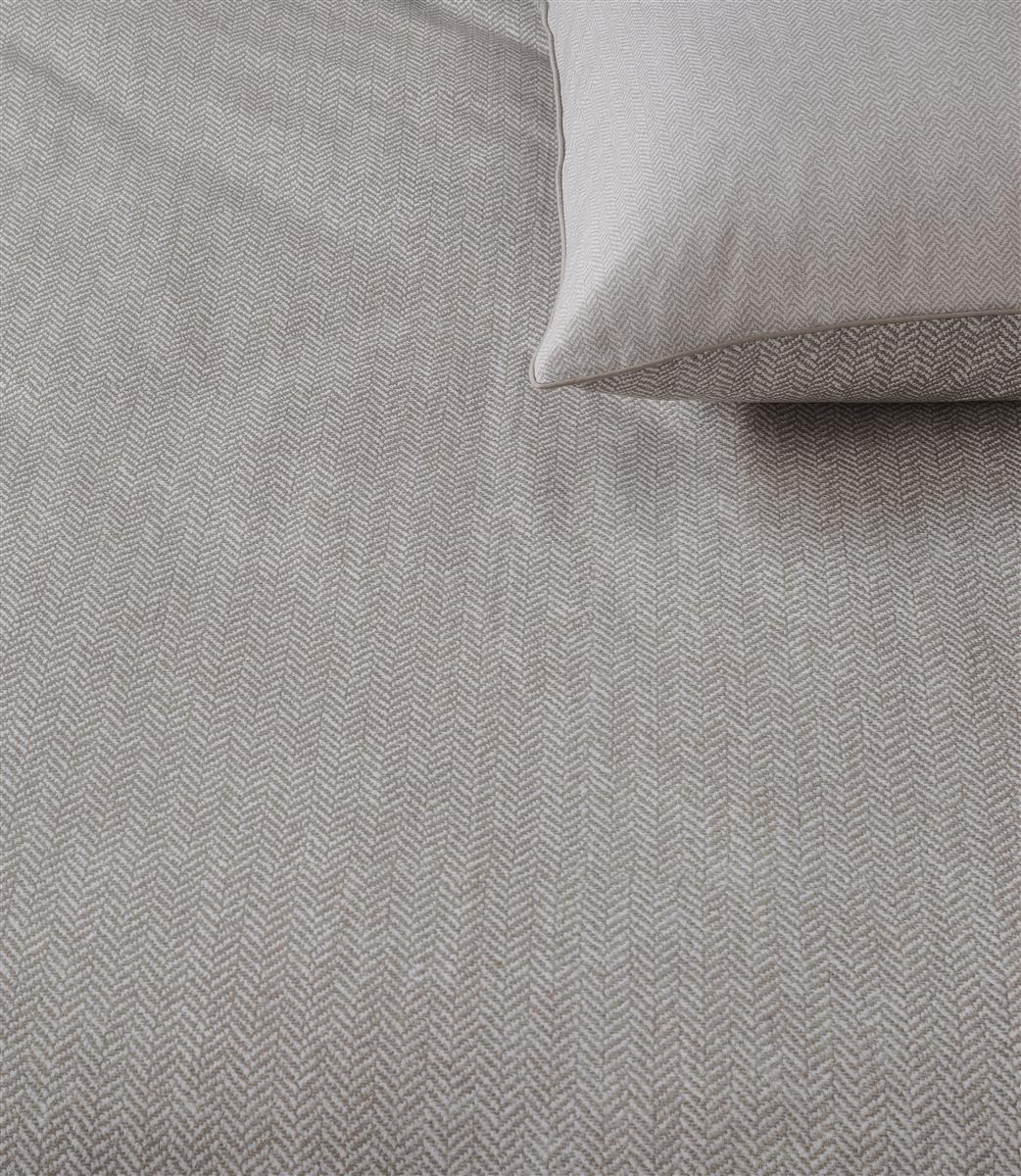 Riviera Maison Chevron Weave dekbedovertrek - Zand