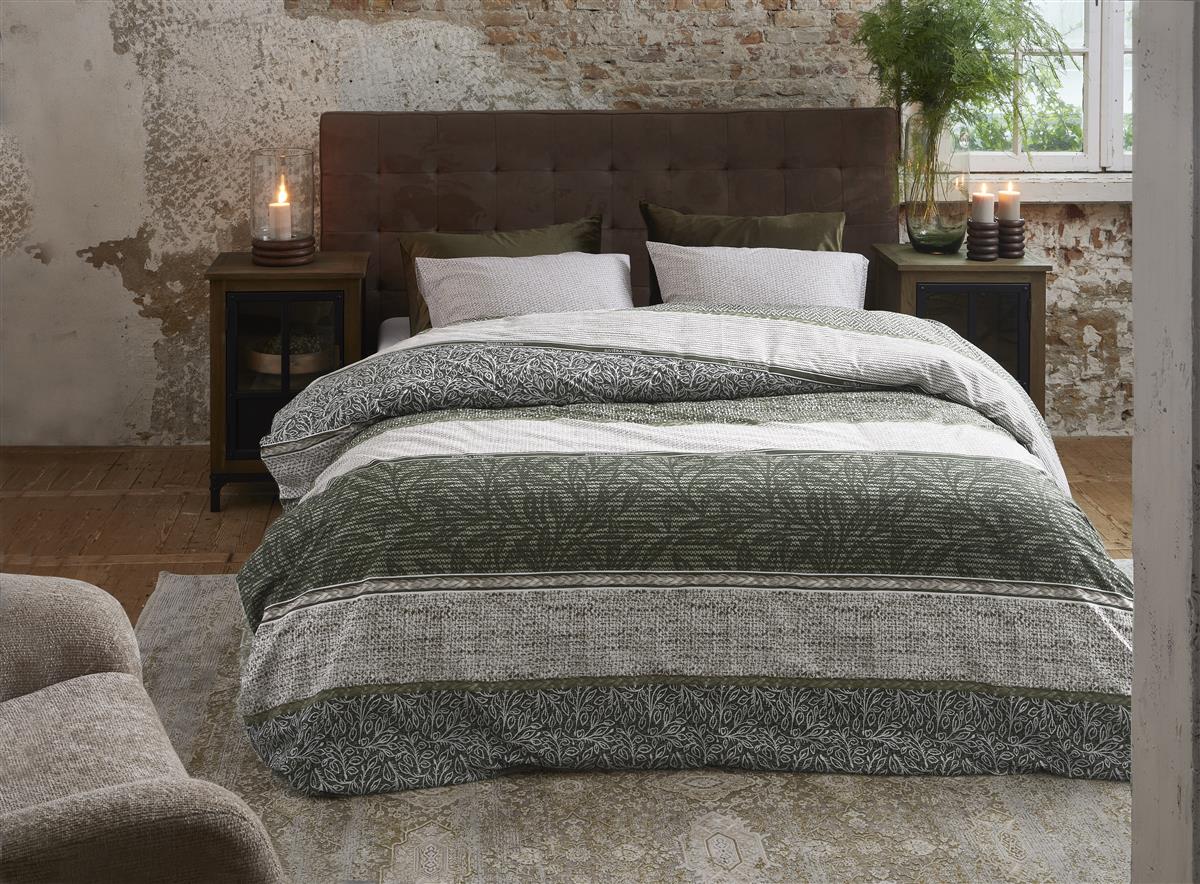 Riviera Maison Chester Duvet Cover - Green