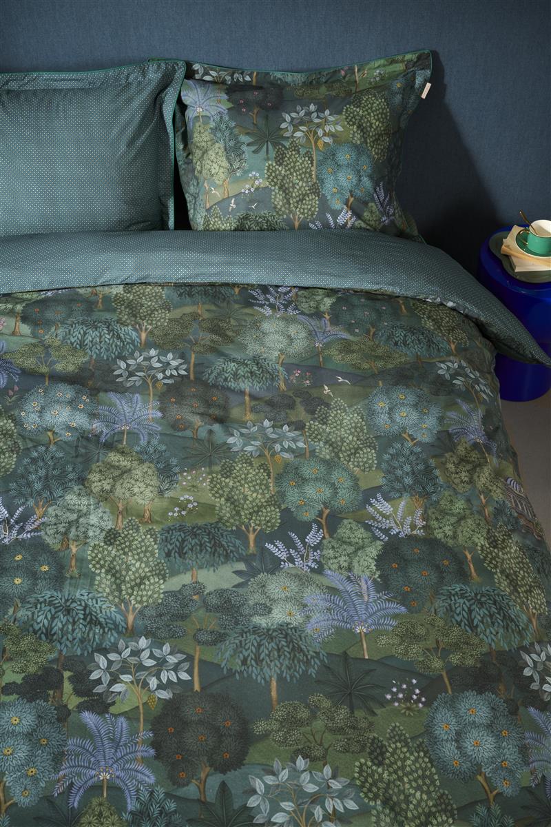 Pip Studio Jardin de Noche dekbedovertrek - Donker Blauw
