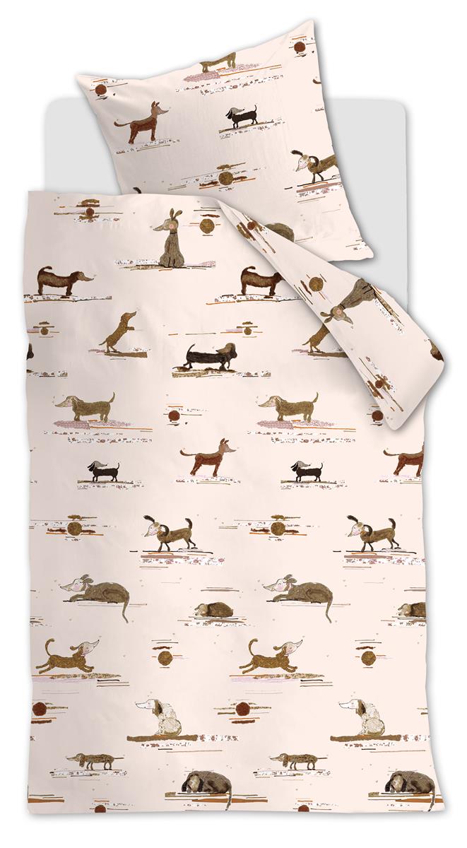 Beddinghouse Kids Hot Dogs dekbedovertrek - Roze