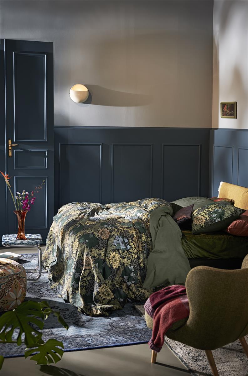 At Home by BeddingHouse Eclectic dekbedovertrek - Blauw Groen