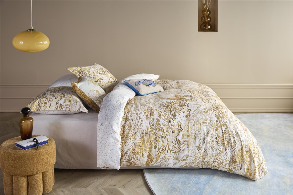 Beddinghouse x Van Gogh Museum Champs de Semis duvet cover - Ochre