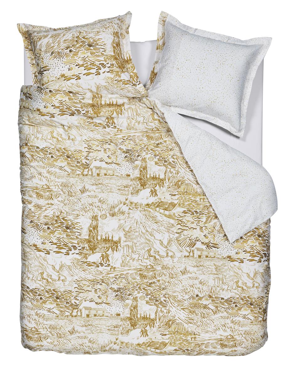 Beddinghouse x Van Gogh Museum Champs de Semis duvet cover - Ochre