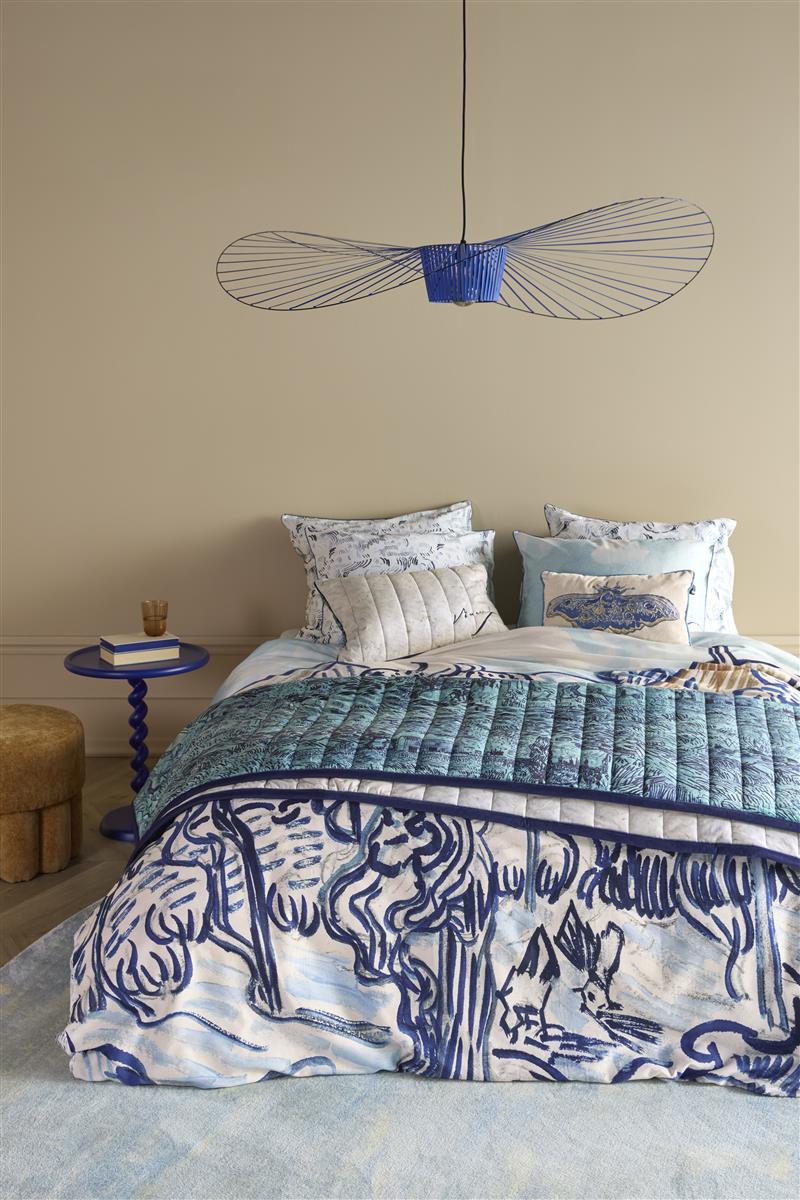 Beddinghouse x Van Gogh Museum Champ de Ble Sprei - Blauw