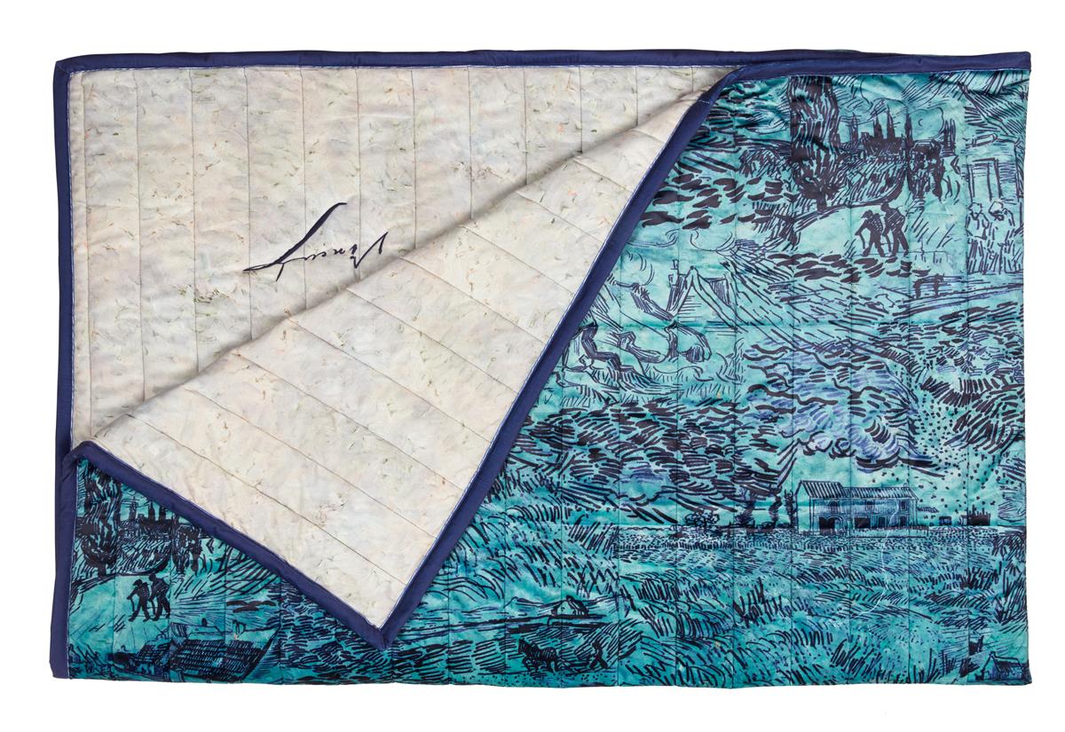 Beddinghouse x Van Gogh Museum Champ de Ble Sprei - Blauw