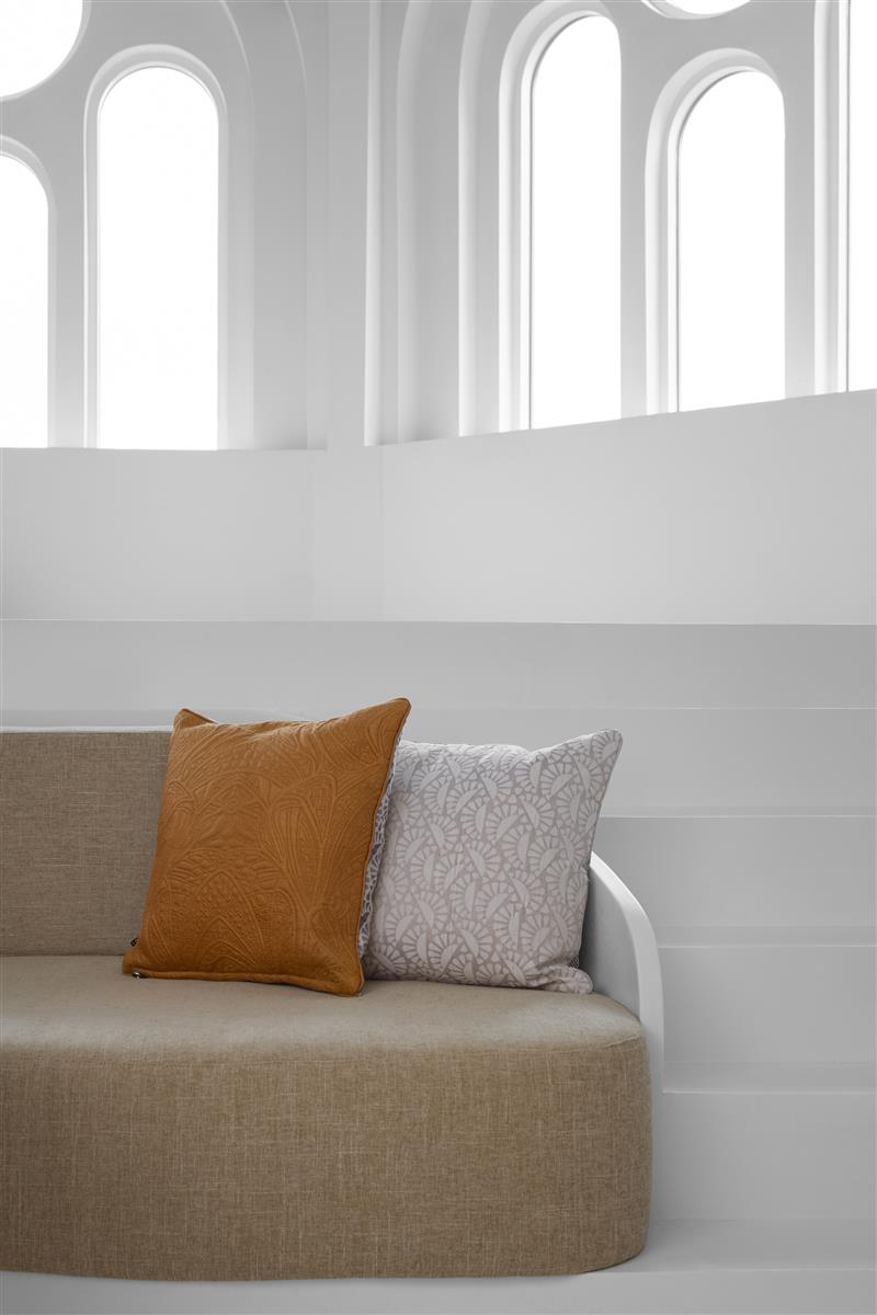 MOOOI Woodblock Beetle Square Decoratiekussen - Lichtpaars