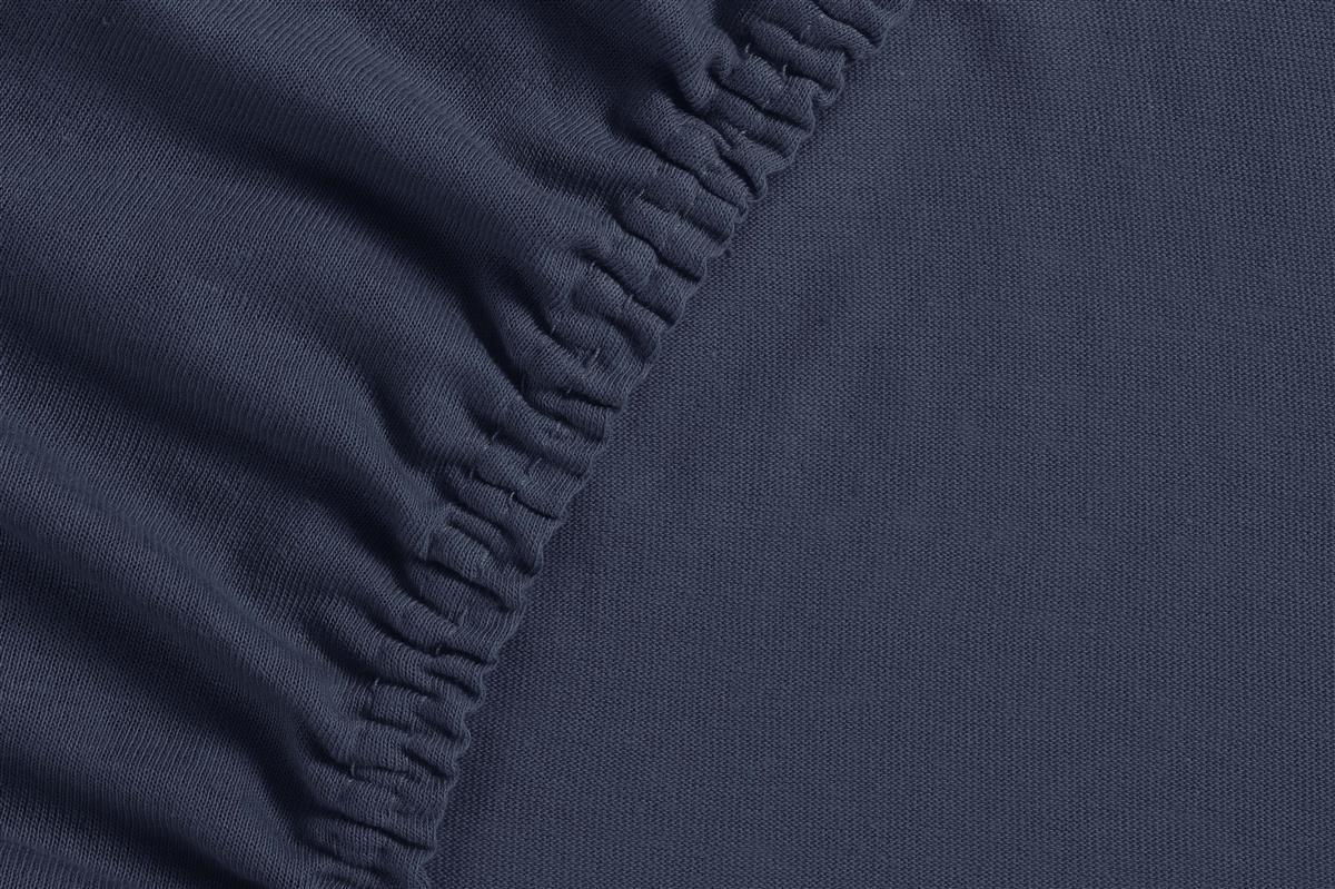 Ambiante Splittopper Hoeslaken - Katoen - Donker Blauw