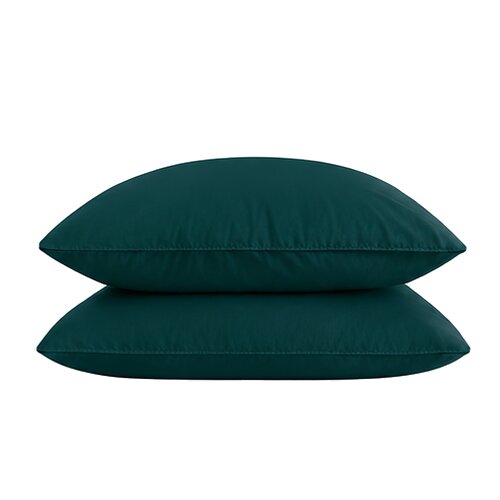 Ambiante Kussensloop - Donker Groen - 60x70 (set a 2)