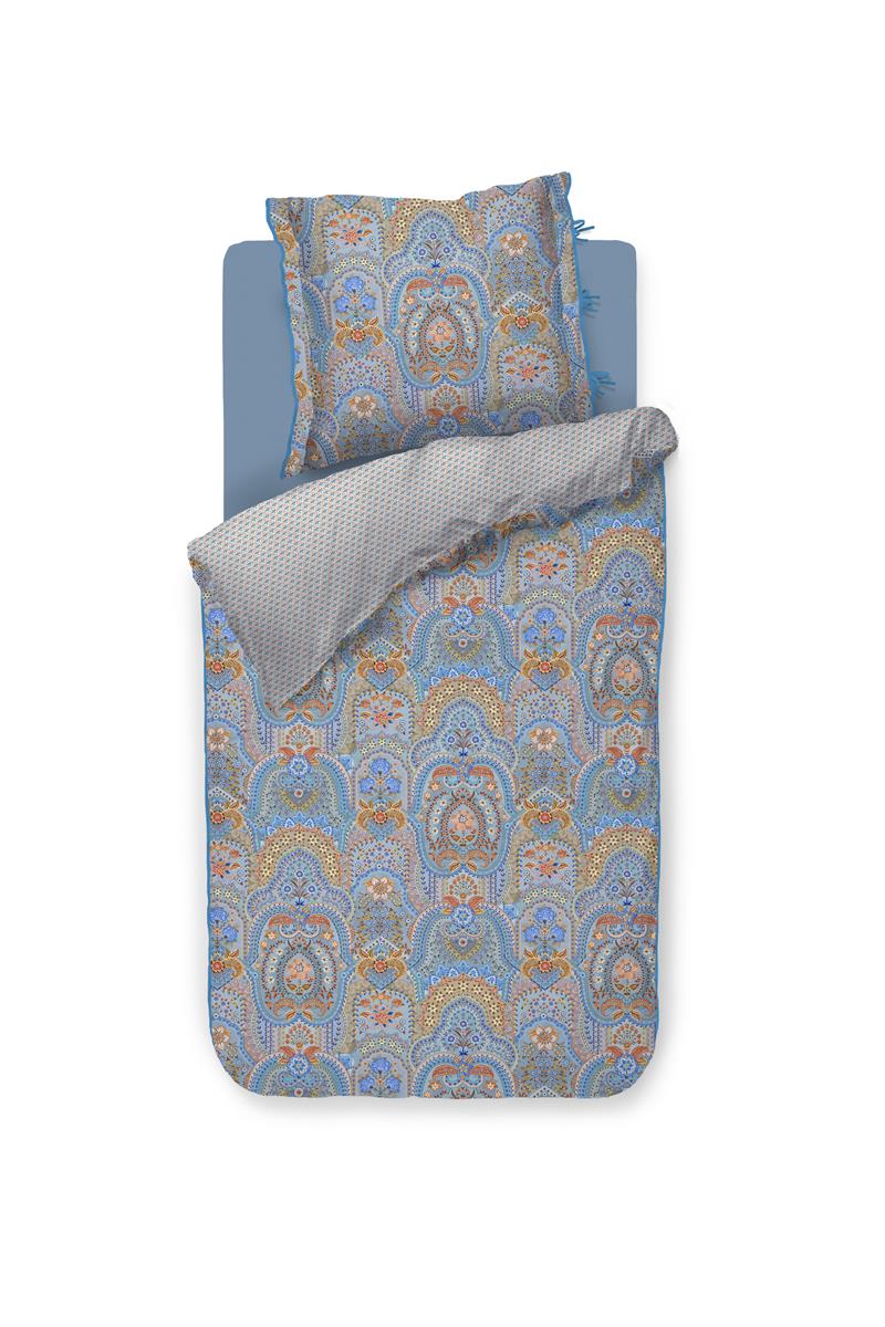 Pip Studio Jabali Flower dekbedovertrek - Blauw