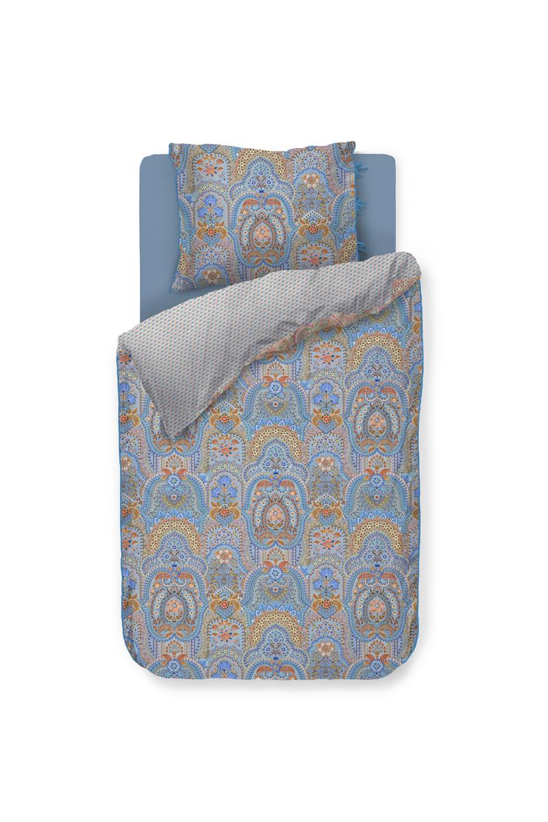 Pip Studio Jabali Flower dekbedovertrek - Blauw
