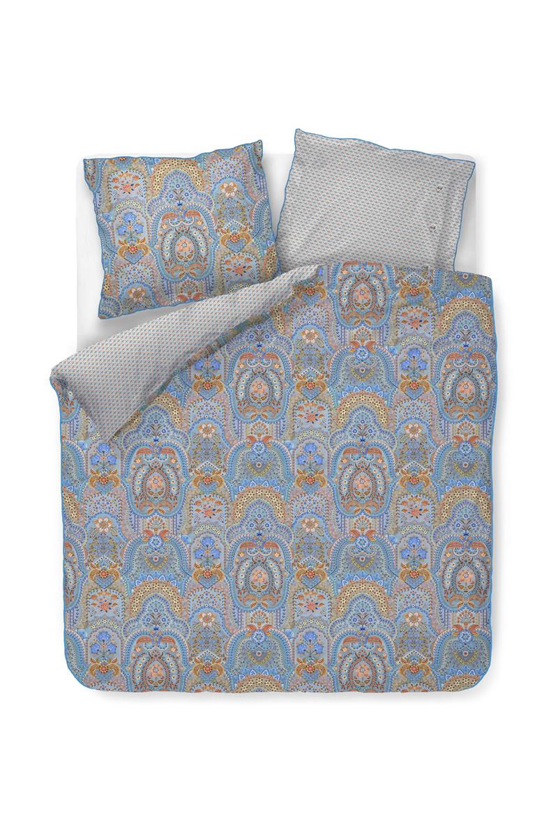 Pip Studio Jabali Flower dekbedovertrek - Blauw