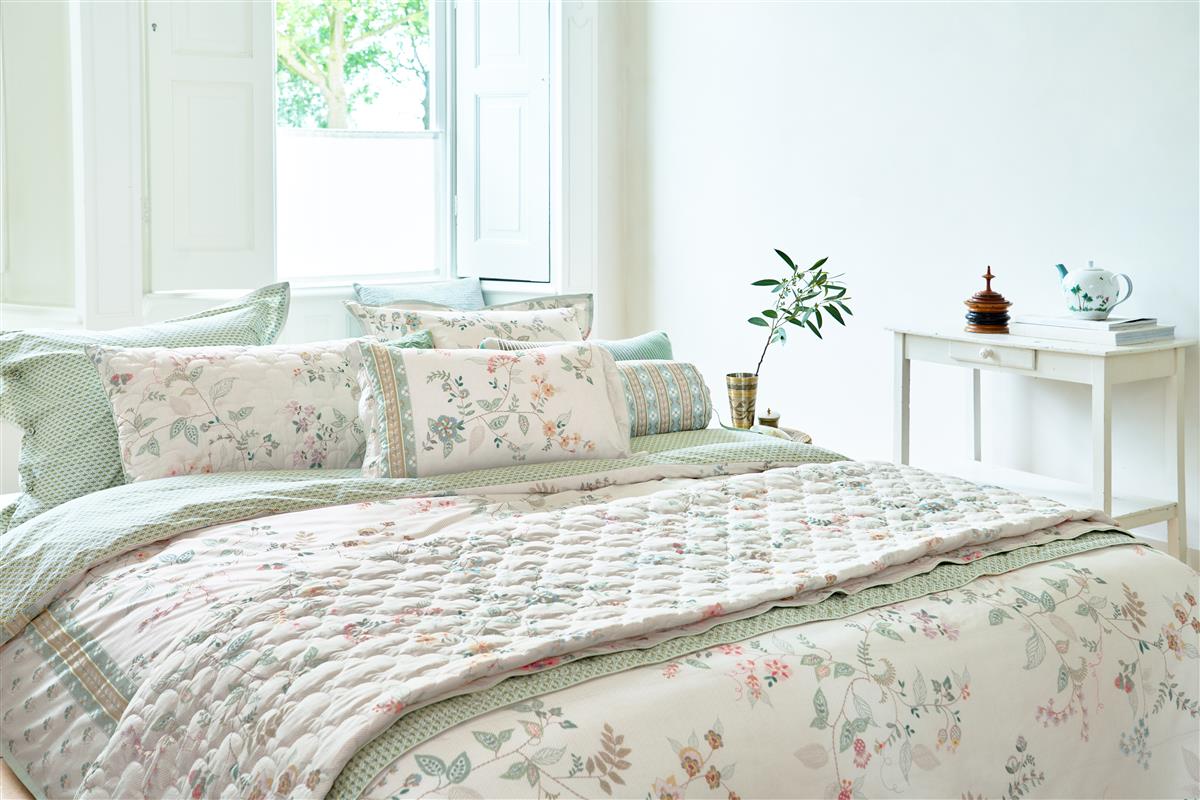 Pip Studio Kili Flower dekbedovertrek - Wit