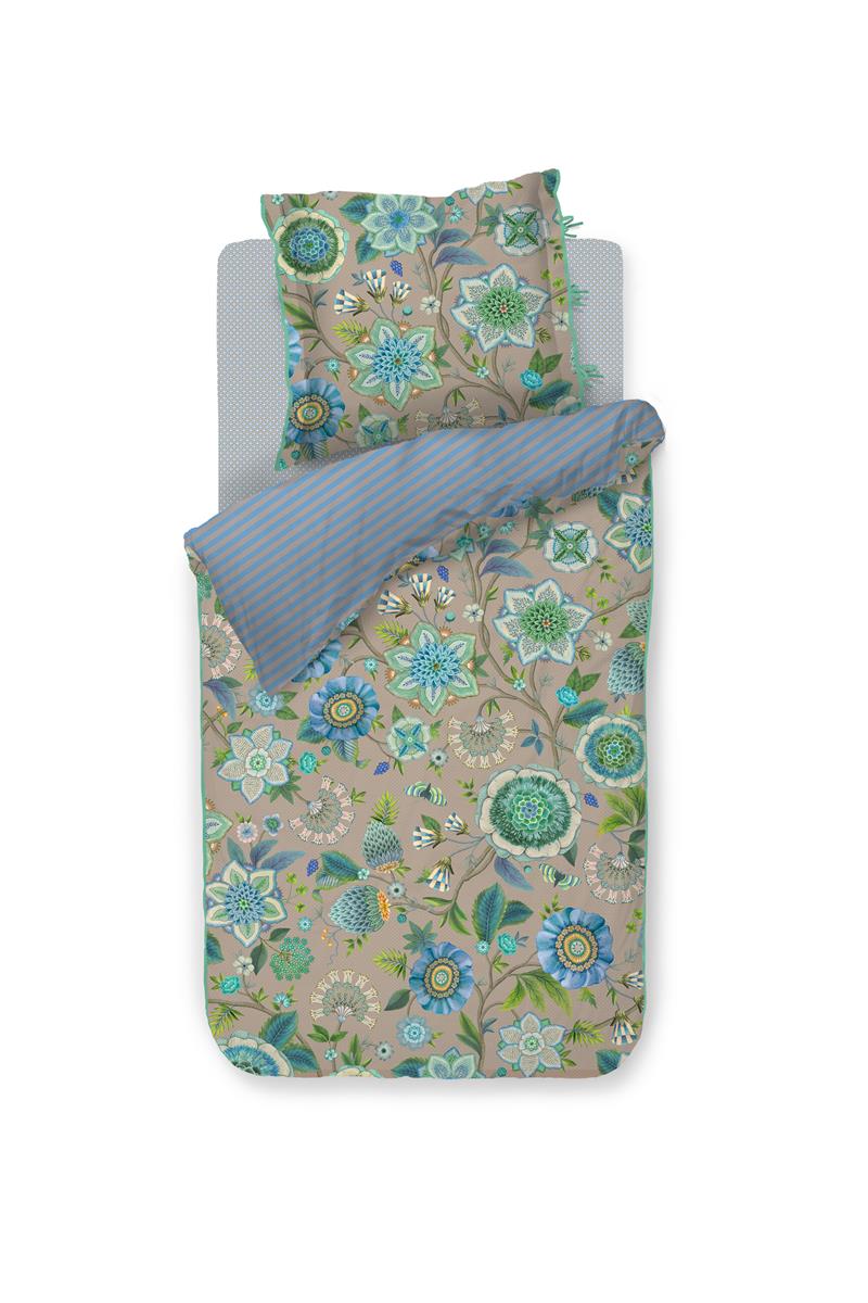 Pip Studio Viva La Vida dekbedovertrek - Blauw