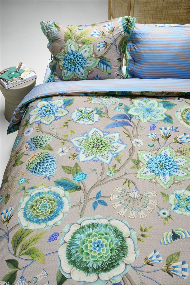 Pip Studio Viva La Vida dekbedovertrek - Blauw