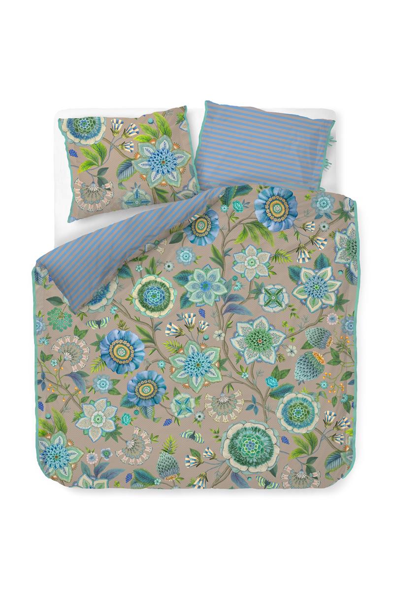 Pip Studio Viva La Vida dekbedovertrek - Blauw