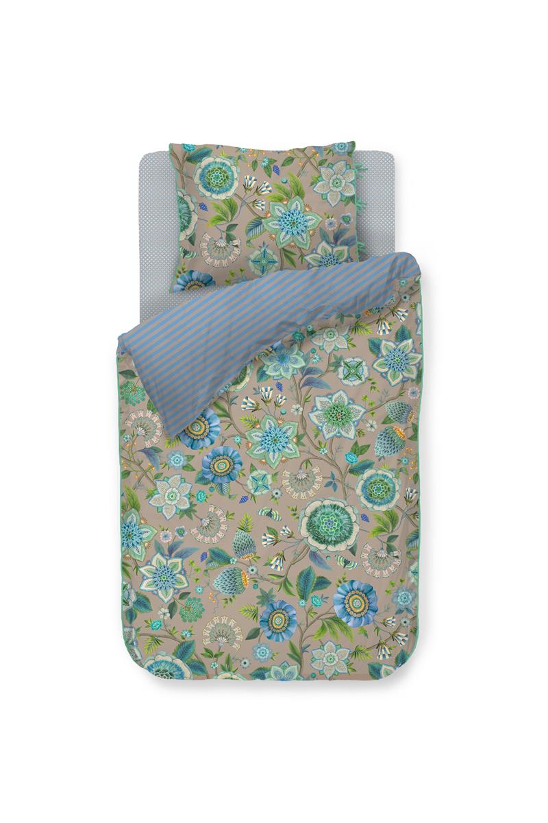 Pip Studio Viva La Vida dekbedovertrek - Blauw